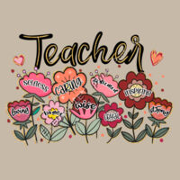 Teacher Flowers T99-019 - Adult Softstyle ® T Shirt Design