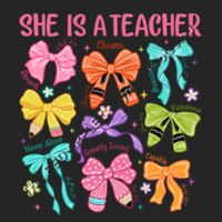 She is a Teacher T99-026 - Adult Cooling Performance Short Sleeve Tee Design