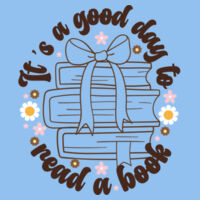 Good Day to Read a Book T99-029 - Adult Cooling Performance Short Sleeve Tee Design