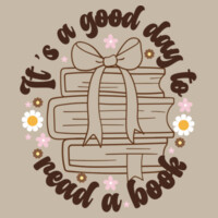 Good Day to Read a Book T99-029 - Heavy Blend Crewneck Sweatshirt Design