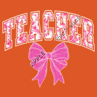 Cute Teacher Bow T99-018 - Adult Cooling Performance Long Sleeve Tee Design
