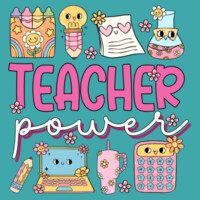 Teacher Power T99-040 - Adult Cooling Performance Short Sleeve Tee Design