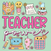 Teacher Power T99-040 - Adult Softstyle ® T Shirt Design