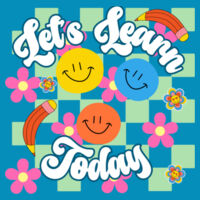 Let's Learn Today T99-041 - Heavy Blend Crewneck Sweatshirt Design