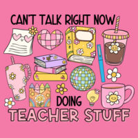 Can't Talk Right Now T99-049 - Adult Softstyle ® T Shirt Design