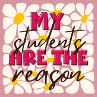 My Students are the Reason T99-051 - Adult Cooling Performance Long Sleeve Tee Design