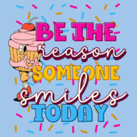 Be the Reason Someone Smiles Today T99-053 - Heavy Blend Crewneck Sweatshirt Design