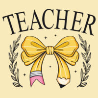 Teacher Coquette T99-059 - Adult Cooling Performance Long Sleeve Tee Design