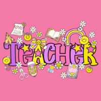 Teacher Smiley T99-060 - Adult Softstyle ® T Shirt Design