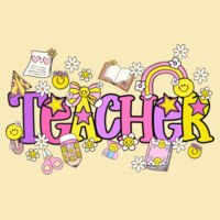 Teacher Smiley T99-060 - Adult Cooling Performance Short Sleeve Tee Design