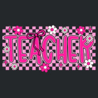 Teacher Checkered T99-064 - Adult Softstyle ® T Shirt Design