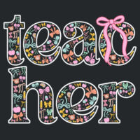 Teacher Coquette T99-068 - Adult Softstyle ® T Shirt Design