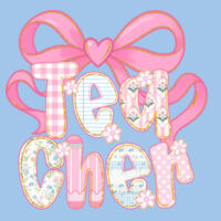 Teacher Coquette Pastels T99-072 - Heavy Blend Crewneck Sweatshirt Design