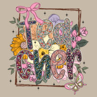 Teacher Vintage Flowers T99-074 - Adult Softstyle ® T Shirt Design
