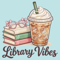 Library Vibes 84-003 - Adult Cooling Performance Long Sleeve Tee Design