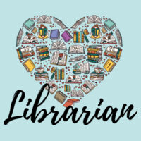 Librarian Heart 84-008 - Adult Cooling Performance Short Sleeve Tee Design