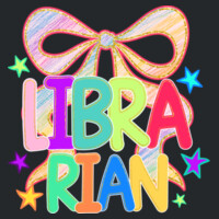 Librarian Coquette - Heavy Blend Crewneck Sweatshirt Design