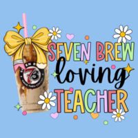 Seven Brew Loving Teacher 99-126 - Adult Cooling Performance Long Sleeve Tee Design