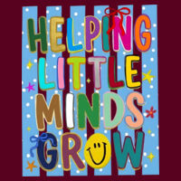 Helping Little Minds Grow 99-124 - Adult Cooling Performance Short Sleeve Tee Design