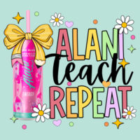 Alani Teach Repeat 96-127 - Adult Cooling Performance Short Sleeve Tee Design