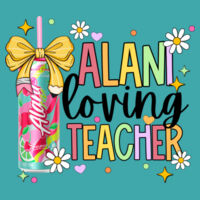 Alani Loving Teacher 99-129 - Adult Cooling Performance Short Sleeve Tee Design