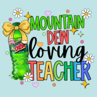Mountain Dew Loving Teacher 99-130 - Adult Cooling Performance Long Sleeve Tee Design