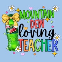 Mountain Dew Loving Teacher 99-130 - Heavy Blend Crewneck Sweatshirt Design