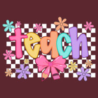 Teach Flowers 99-135 - Heavy Blend Crewneck Sweatshirt Design