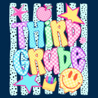 Third Grade Retro 89-027 - Adult Cooling Performance Long Sleeve Tee Design