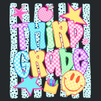 Third Grade Retro 89-027 - Adult Softstyle ® T Shirt Design