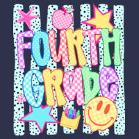 Fourth Grade Retro 89-029 - Adult Softstyle ® T Shirt Design