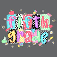 Fifth Grade Squares 89-030 - Heavy Blend Crewneck Sweatshirt Design