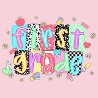 First Grade Squares 89-031 - Adult Softstyle ® T Shirt Design