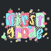First Grade Squares 89-031 - Heavy Blend Crewneck Sweatshirt Design