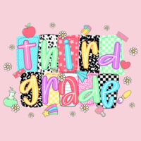 Third Grade Squares 89-033 - Adult Softstyle ® T Shirt Design