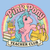 Pink Pony Teacher Club 99-204 - Heavy Blend Crewneck Sweatshirt Design