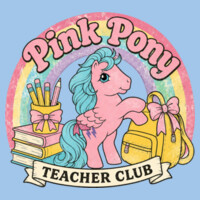 Pink Pony Teacher Club 99-204 - Heavy Blend Crewneck Sweatshirt Design