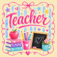 Teacher Stamp 99-139 - Adult Cooling Performance Short Sleeve Tee Design
