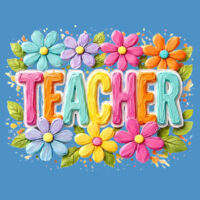 Teacher Flowers 99-142 - Adult Softstyle ® T Shirt Design