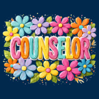 Counselor Flowers 84-300 - Adult Cooling Performance Long Sleeve Tee Design