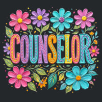 Counselor Flowers Faux Paint 84-301 - Heavy Blend Crewneck Sweatshirt Design