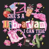 She's a Librarian I can Tell 84-028 - Adult Cooling Performance Short Sleeve Tee Design