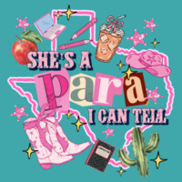 She's a Para I can Tell 84-400 - Adult Cooling Performance Long Sleeve Tee Design