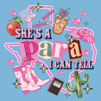 She's a Para I can Tell 84-400 - Adult Softstyle ® T Shirt Design