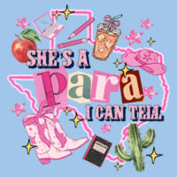 She's a Para I can Tell 84-400 - Heavy Blend Crewneck Sweatshirt Design