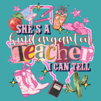 She's a Kindergarten Teacher 96-156 - Adult Cooling Performance Short Sleeve Tee Design