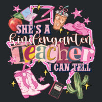 She's a Kindergarten Teacher 96-156 - Heavy Blend Crewneck Sweatshirt Design