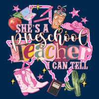 She's a Preschool Teacher - Adult Cooling Performance Short Sleeve Tee Design