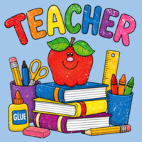 Teacher Retro 99-210 - Heavy Blend Crewneck Sweatshirt Design