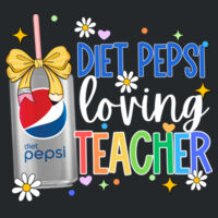 Diet Pepsi Loving Teacher 99-214 - Heavy Blend Crewneck Sweatshirt Design